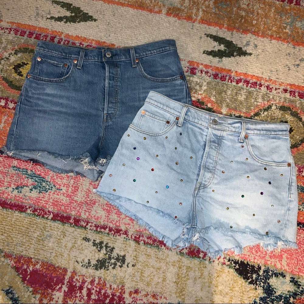 Levi’s The Ribcage shorts size 32